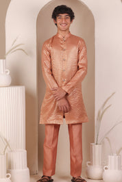 Blush Zari Kurta Set
