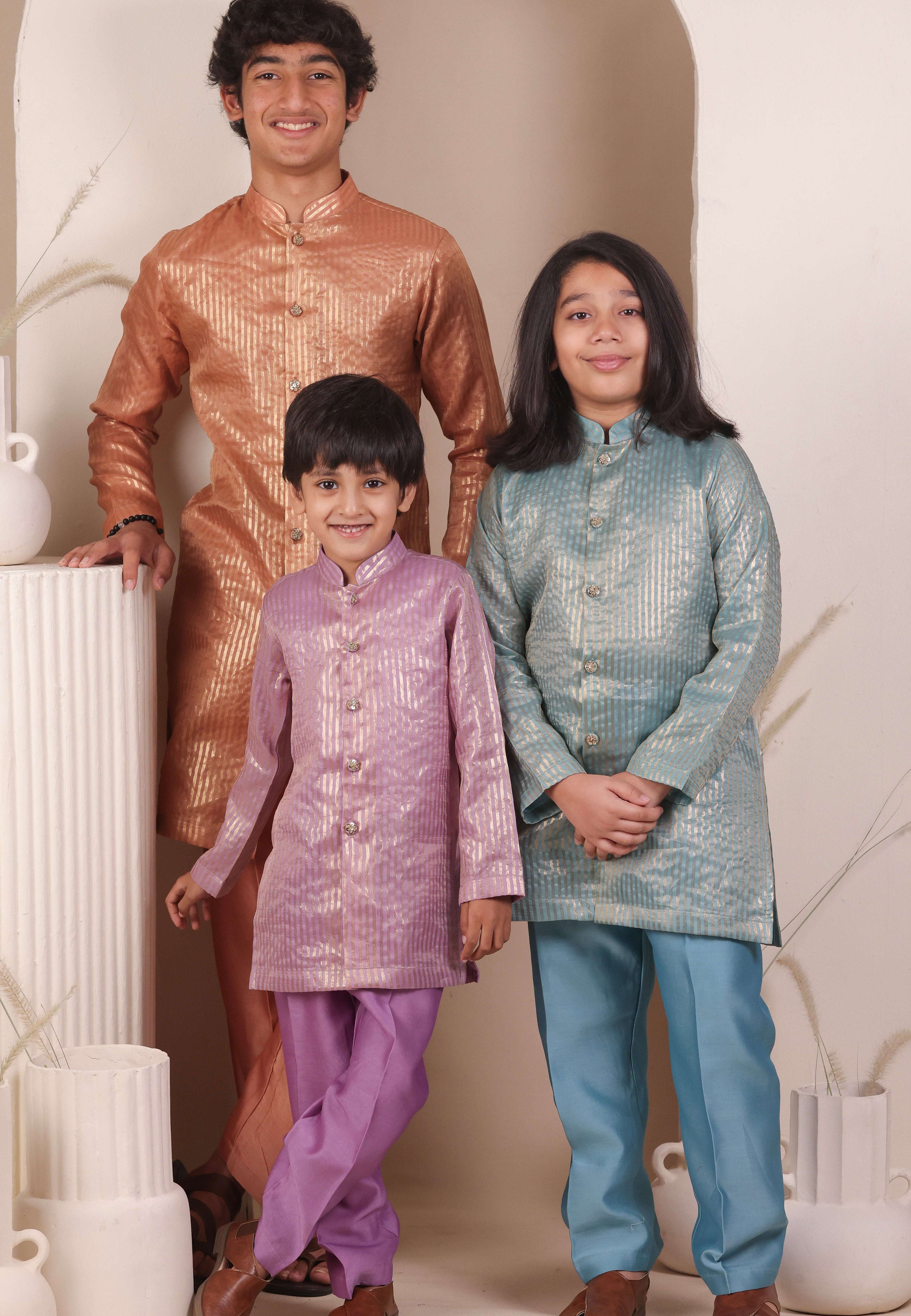 Neel Zari Kurta Set