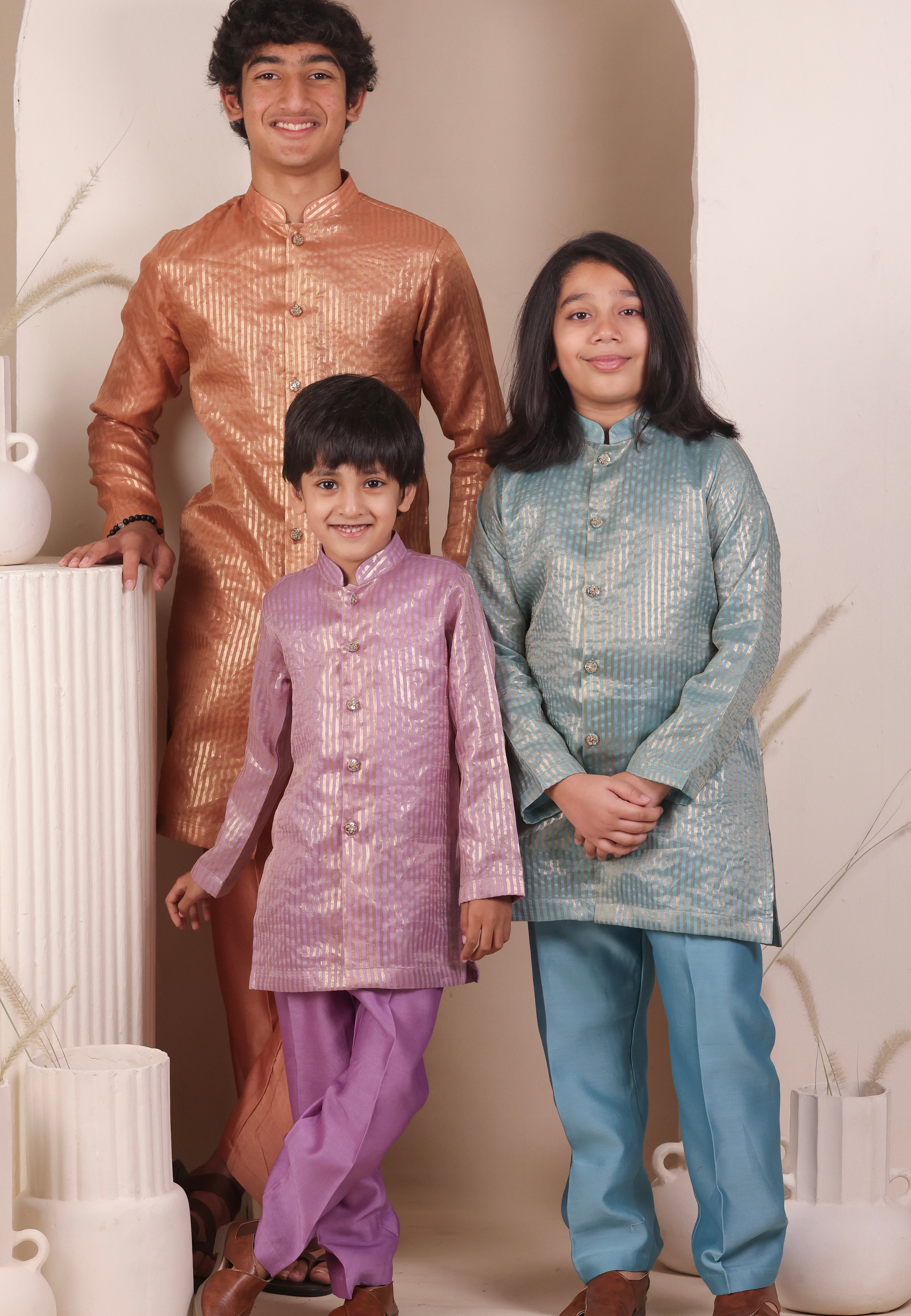 Blush Zari Kurta Set