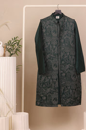 Bottle Green Jacket Set
