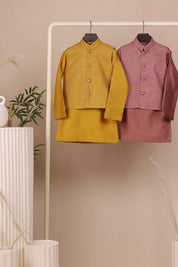 Coral Hues Jacket Set