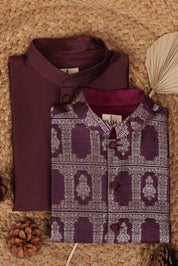 Berry Loom Jacket Set
