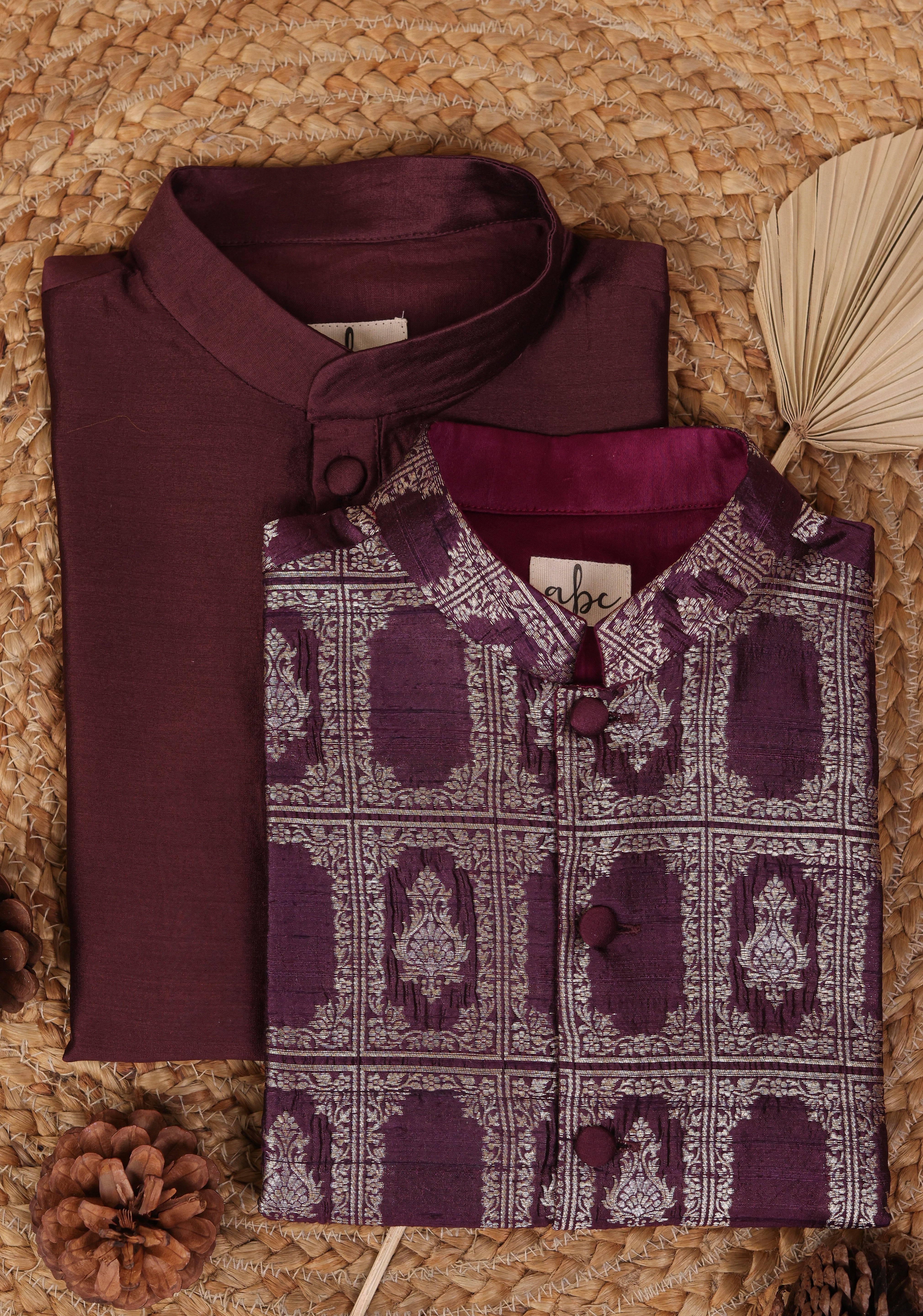 Berry Loom Jacket Set
