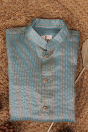 Neel Zari Kurta Set