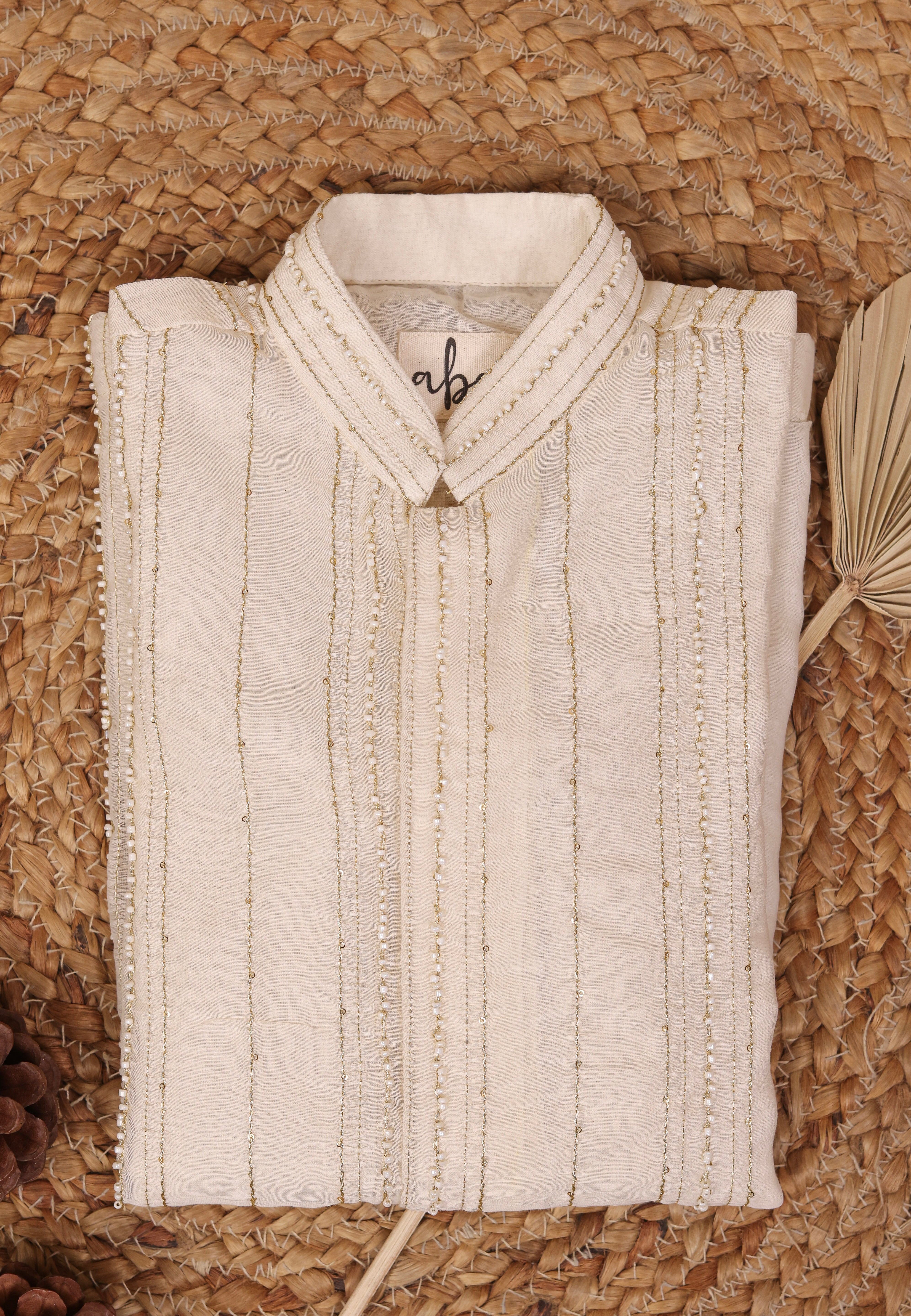 Soft Pearl Kurta Set