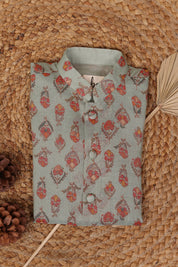 Neel Booti Kurta Set