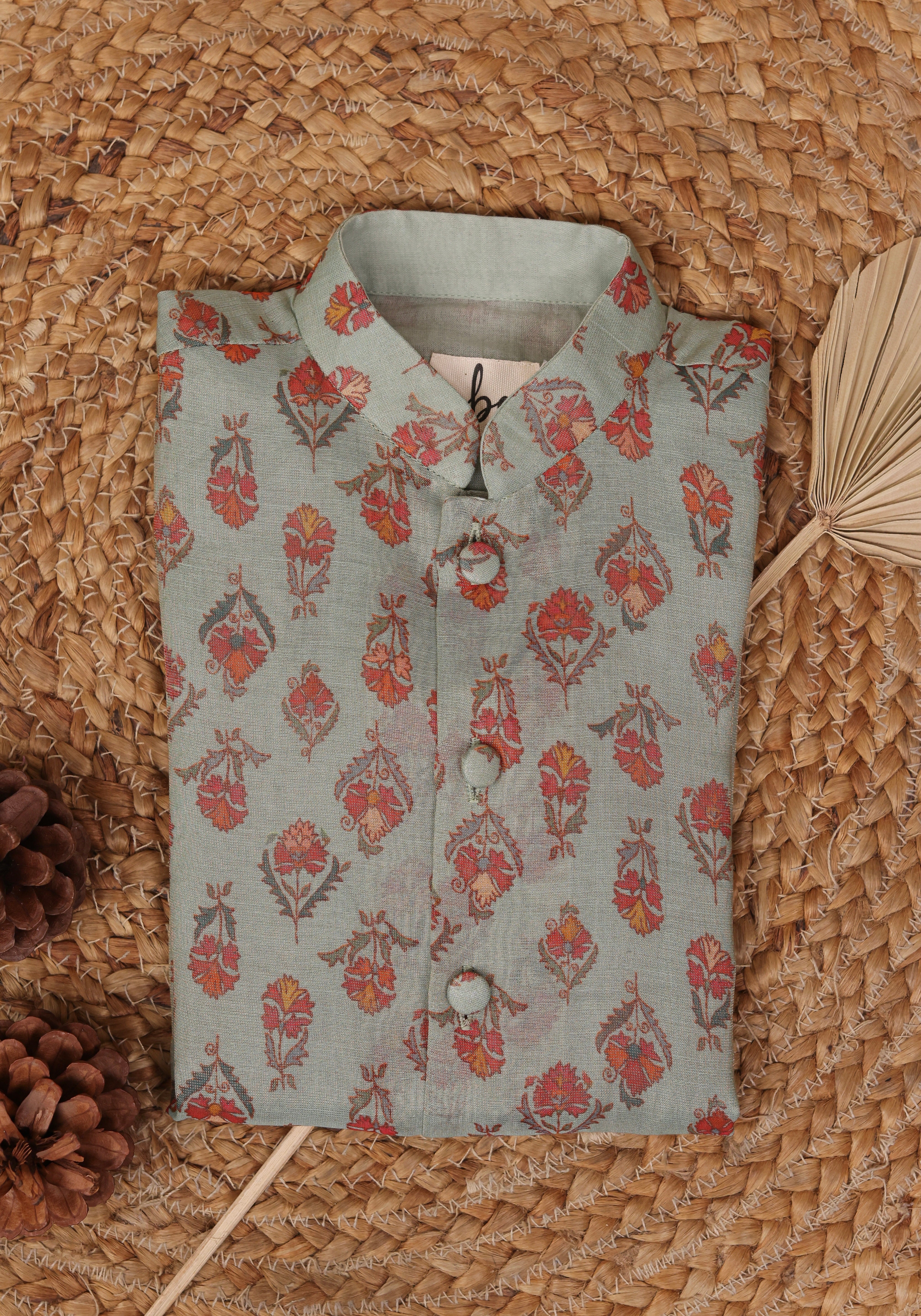 Neel Booti Kurta Set