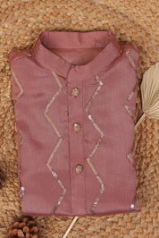 Coral raag Kurta Set