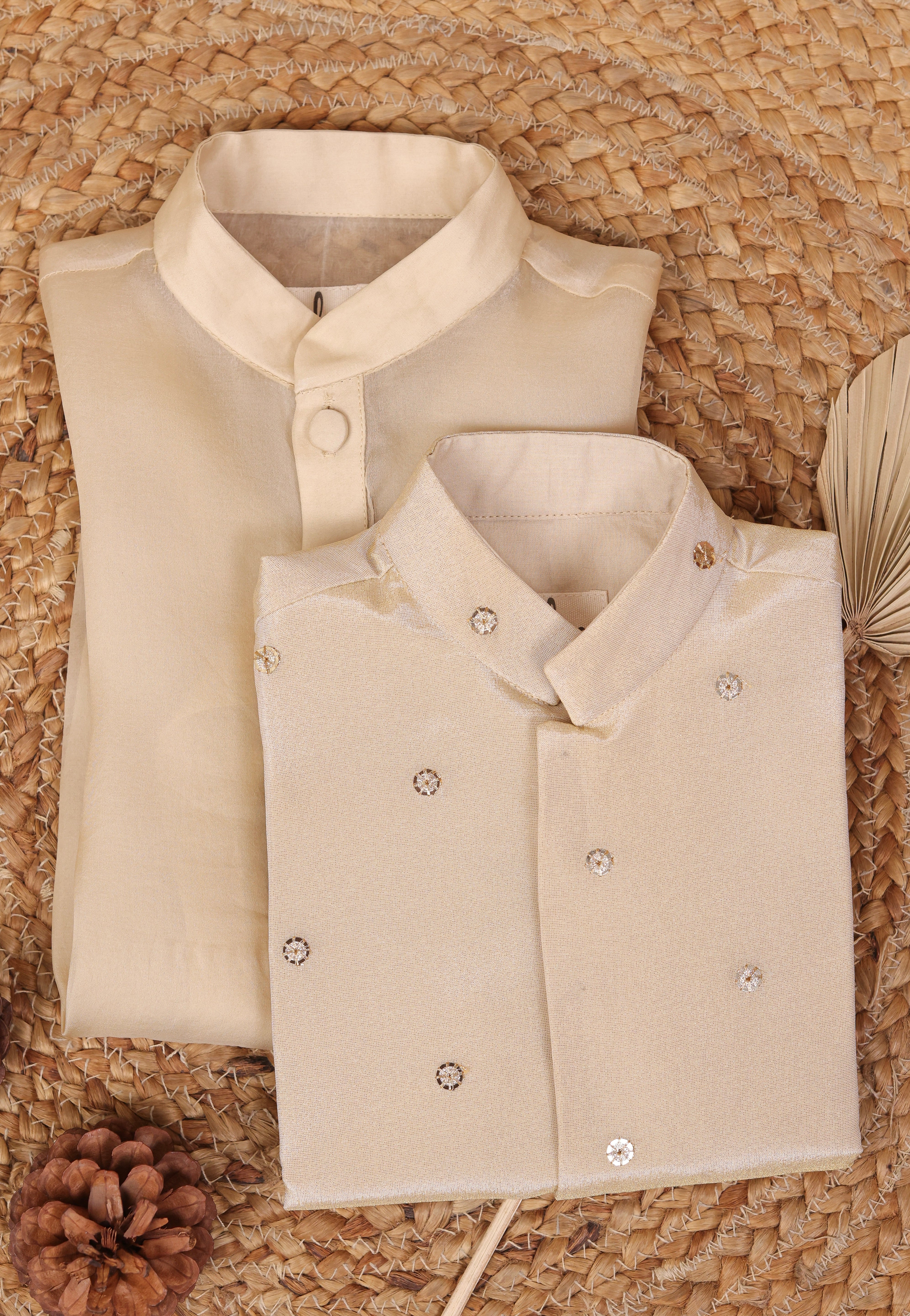 Sand Gleam Jacket Set