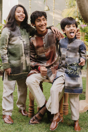 Olive dust Kurta Set