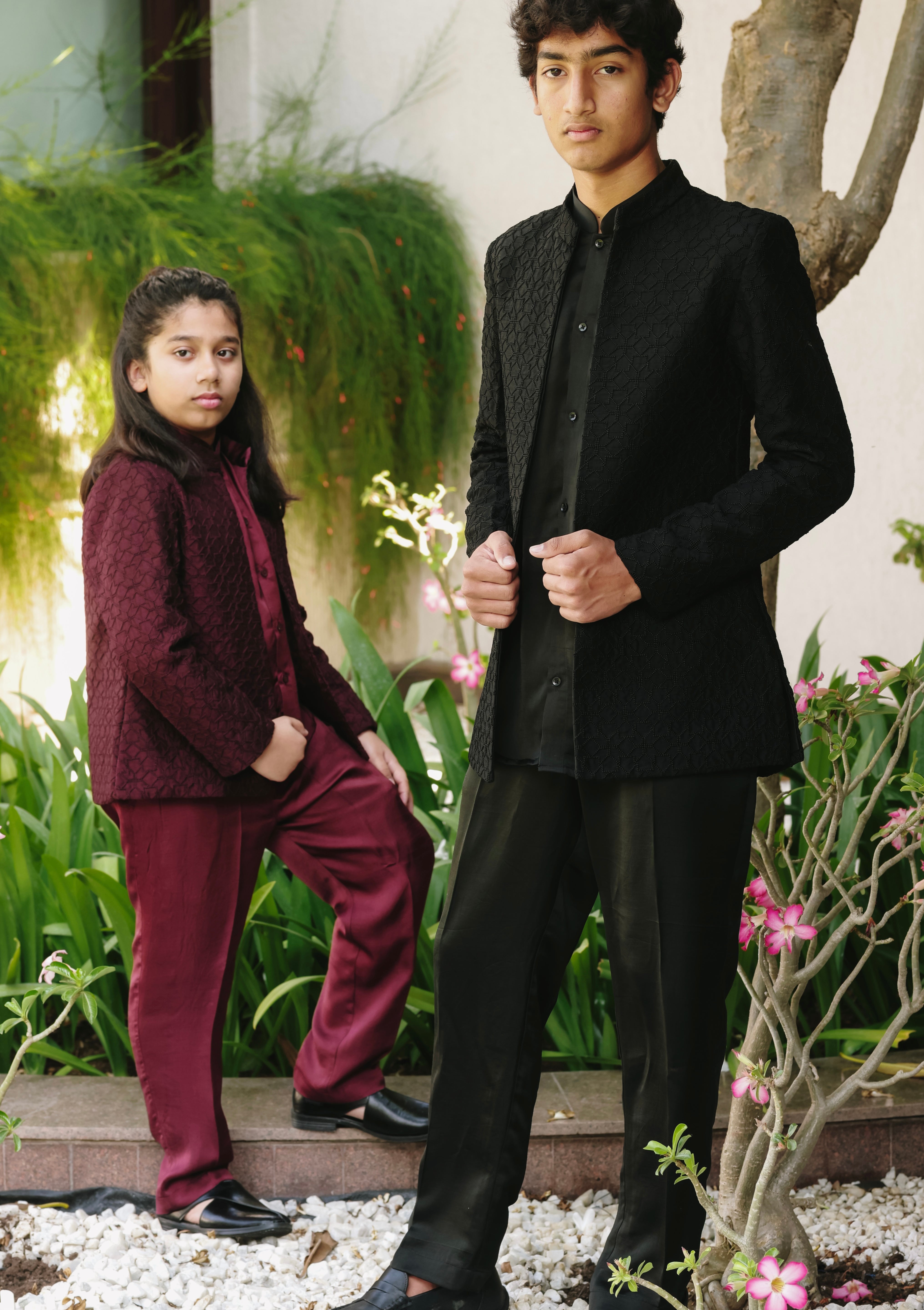 Mehfil Red Jodhpuri set