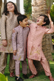 Blush Achkan set