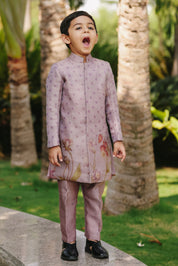 Lilac Achkan set