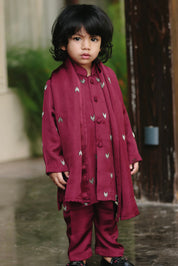 Deep Maroon Kurta Set