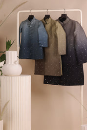 Coal Dust Achkan Set