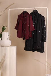 Noir Silk Kurta Set