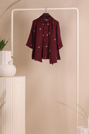 Deep Maroon Kurta Set