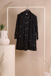 Noir Silk Kurta Set