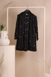 Noir Silk Kurta Set