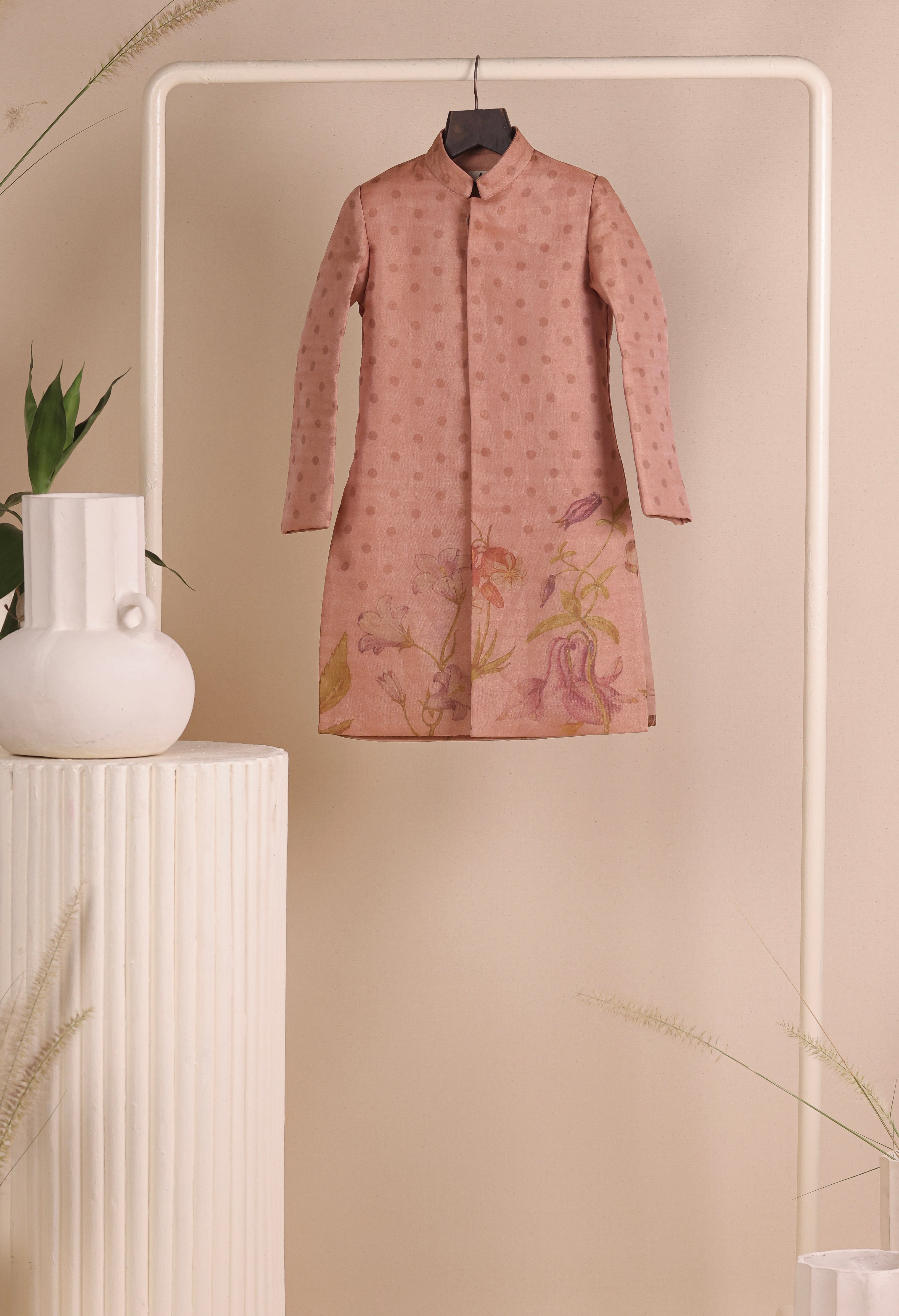 Blush Achkan set