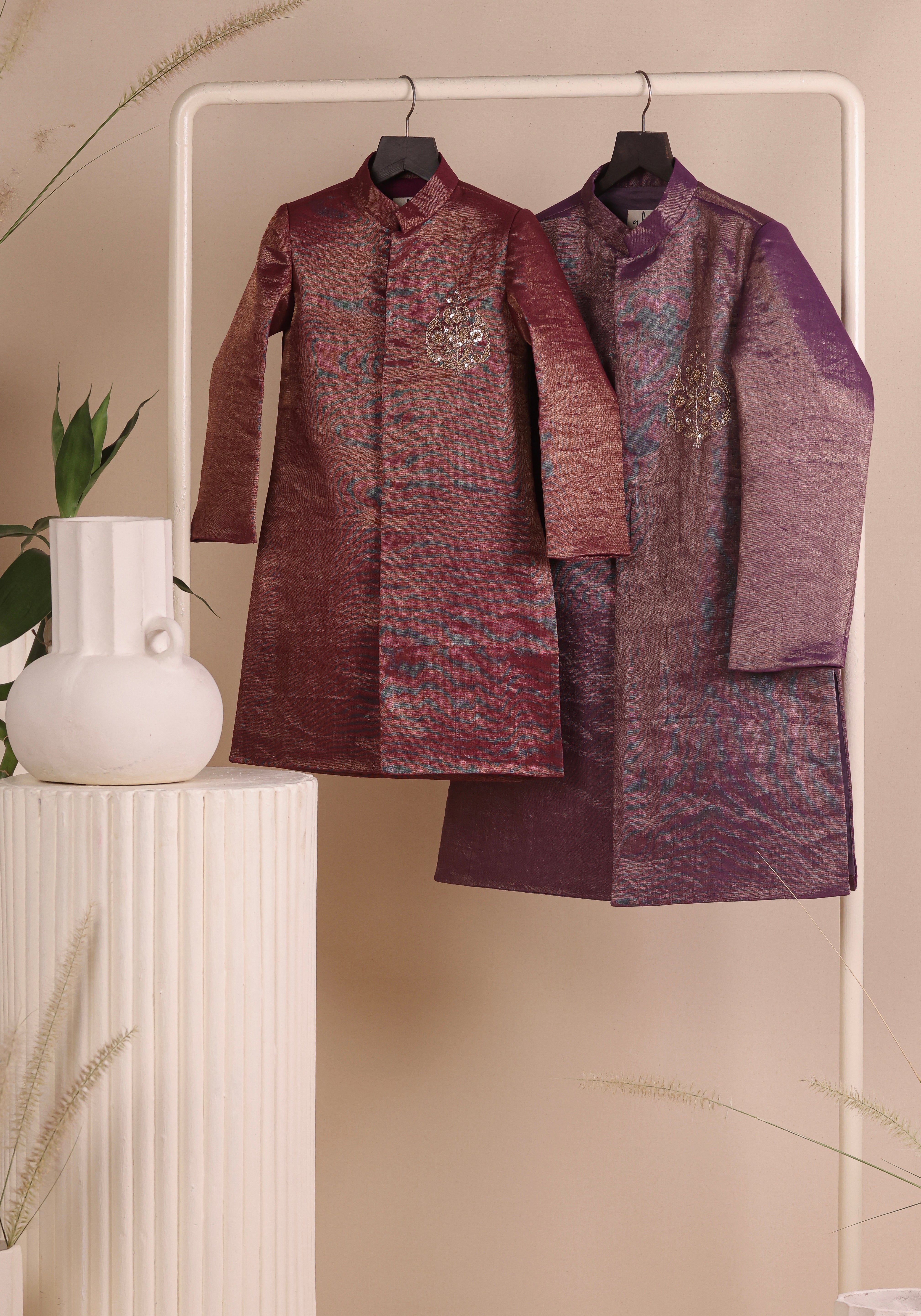 Angoori Noor Achkan Set