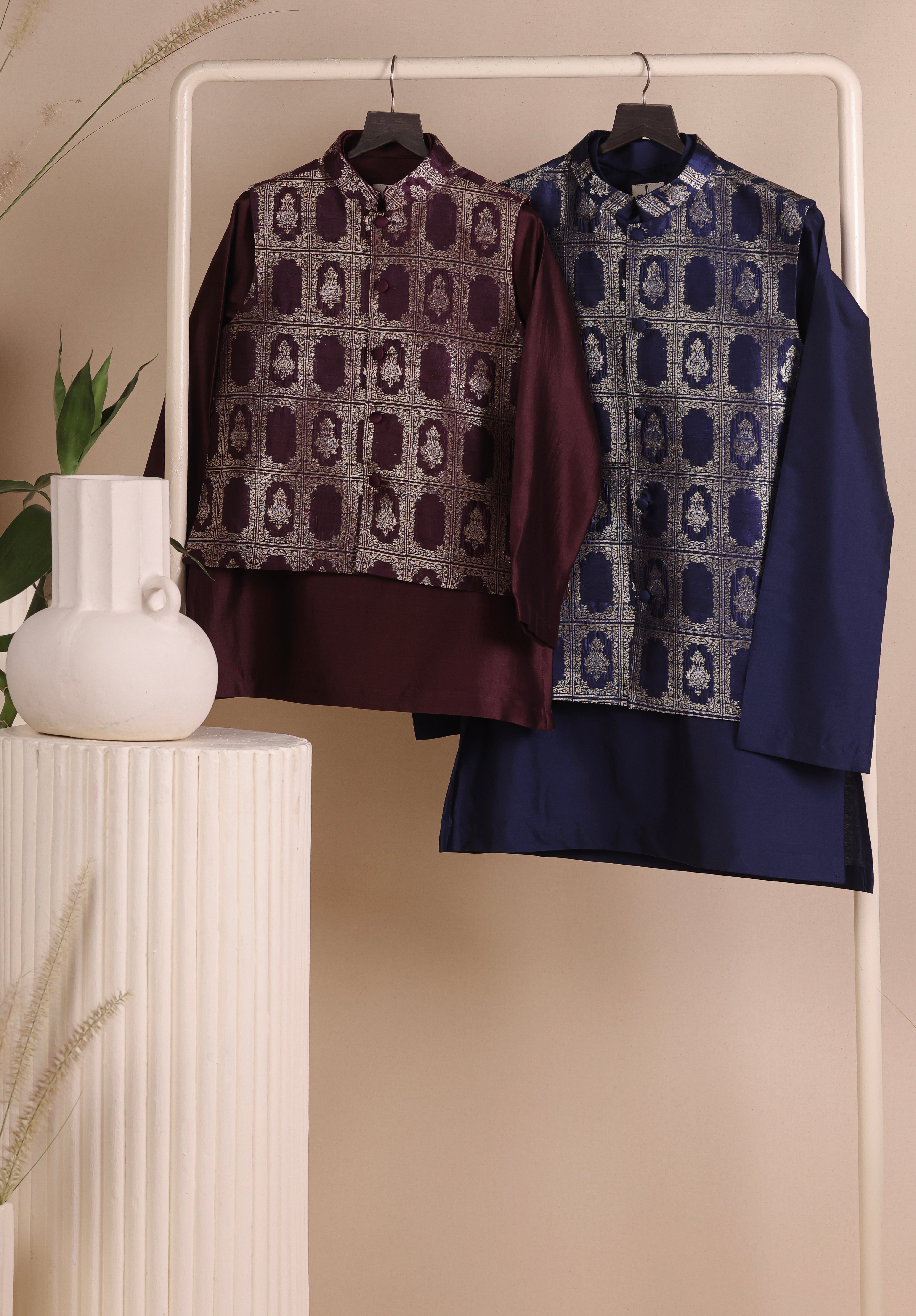 Indigo Loom Jacket Set