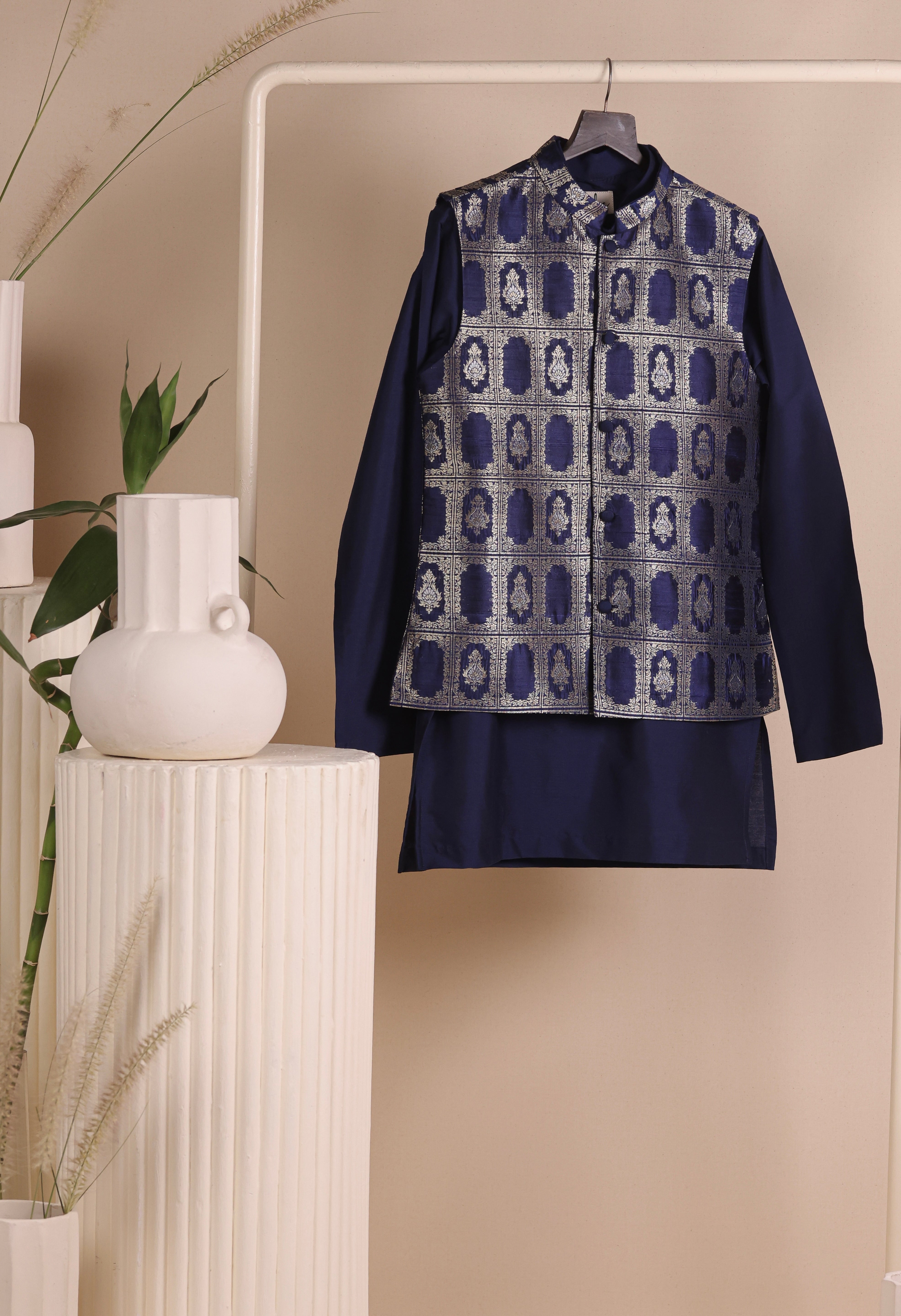 Indigo Loom Jacket Set