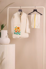 Floral Draft Jacket Set