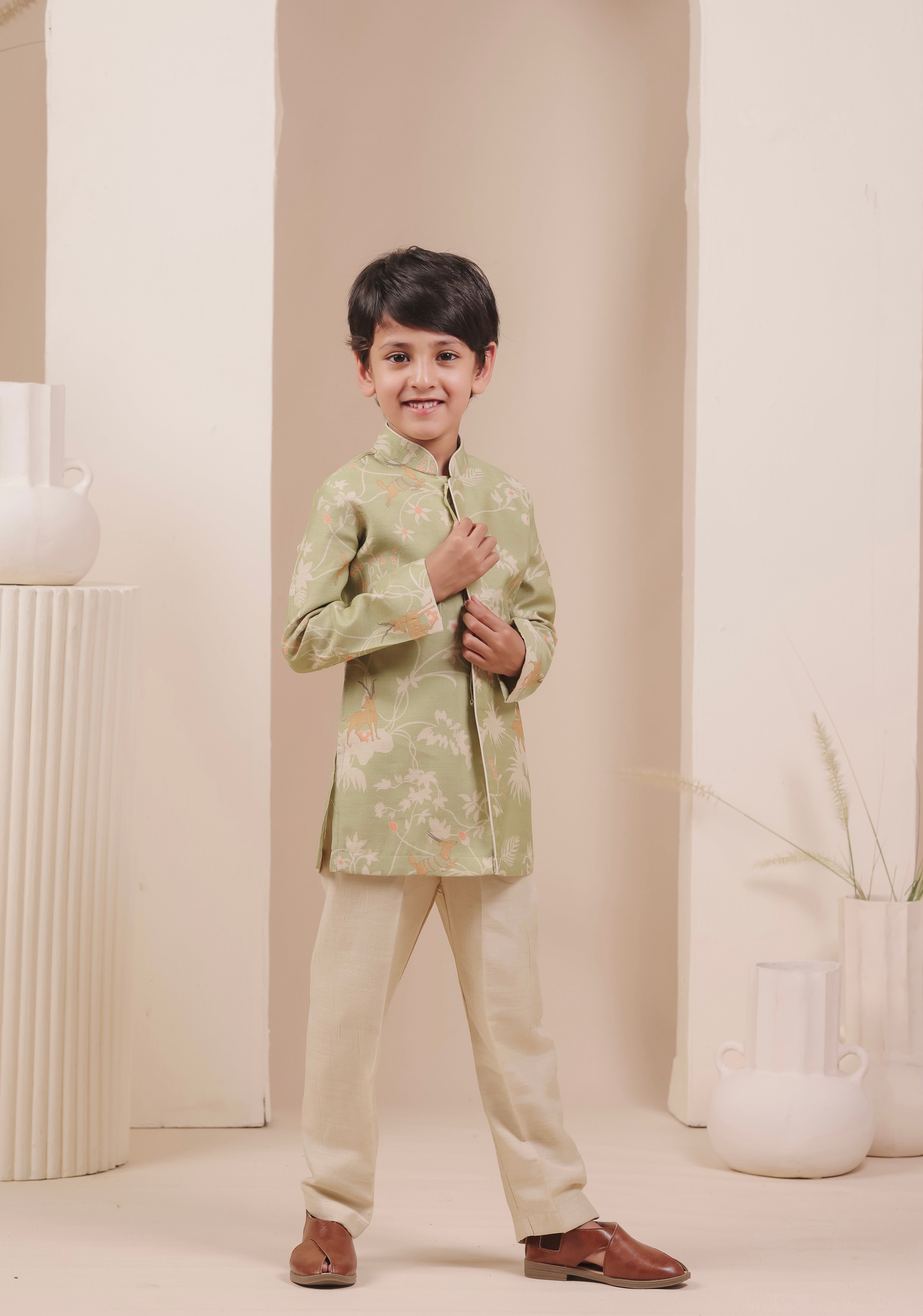 Forest March Kurta Set
