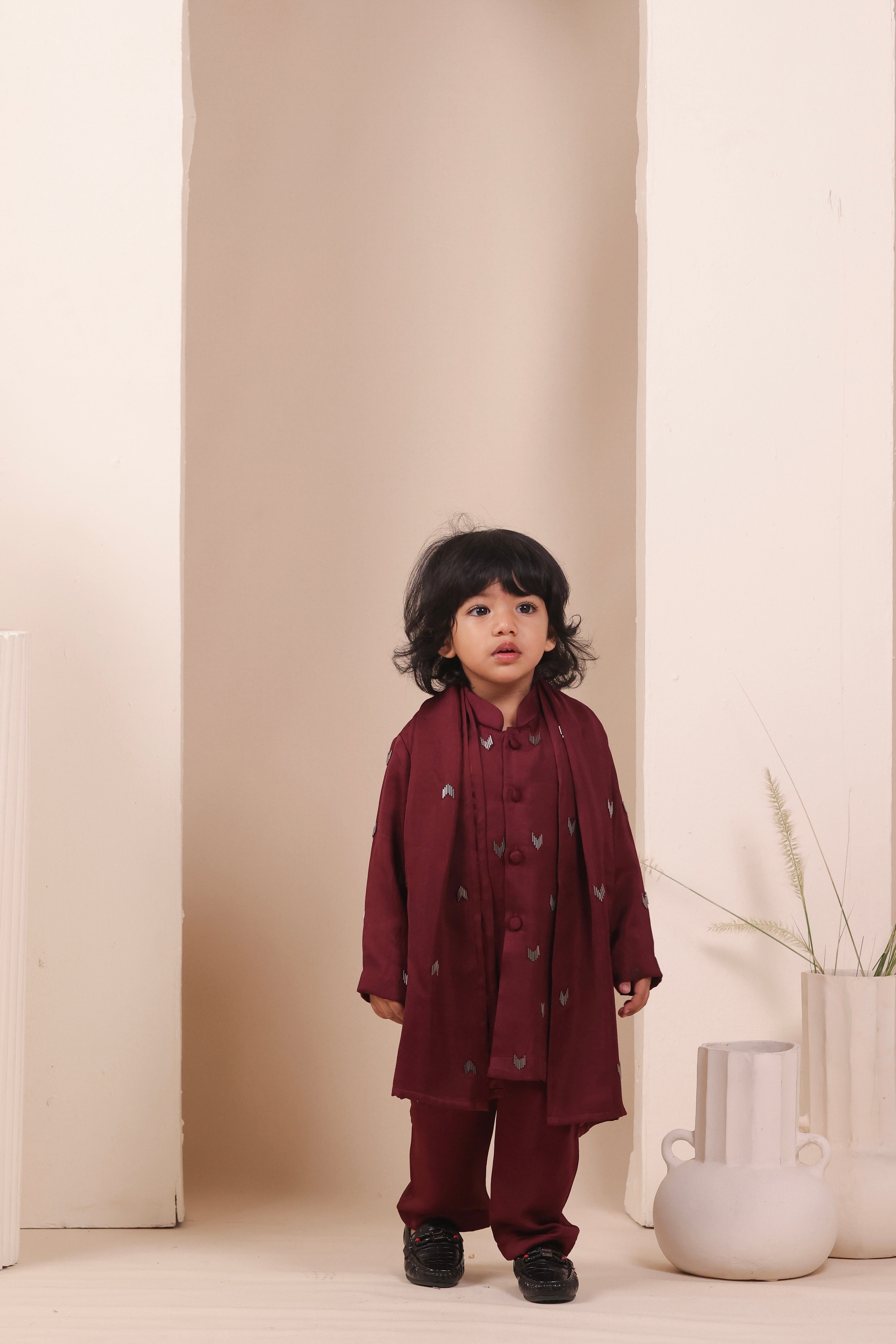 Deep Maroon Kurta Set