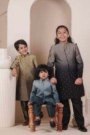 Coal Dust Achkan Set