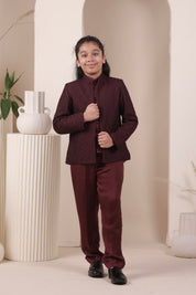 Mehfil Red Jodhpuri set