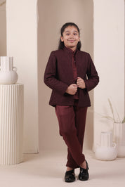 Mehfil Red Jodhpuri set