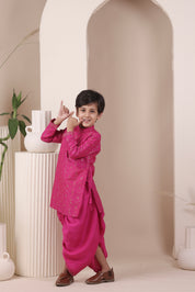 Gulabi Noor Angrakha Set