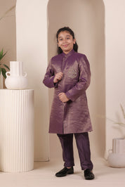 The Baingani Achkan Set