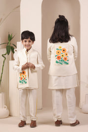 Floral Draft Jodhpuri Set
