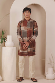 Laal Mulaayam Kurta Set