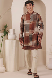 Laal Mulaayam Kurta Set