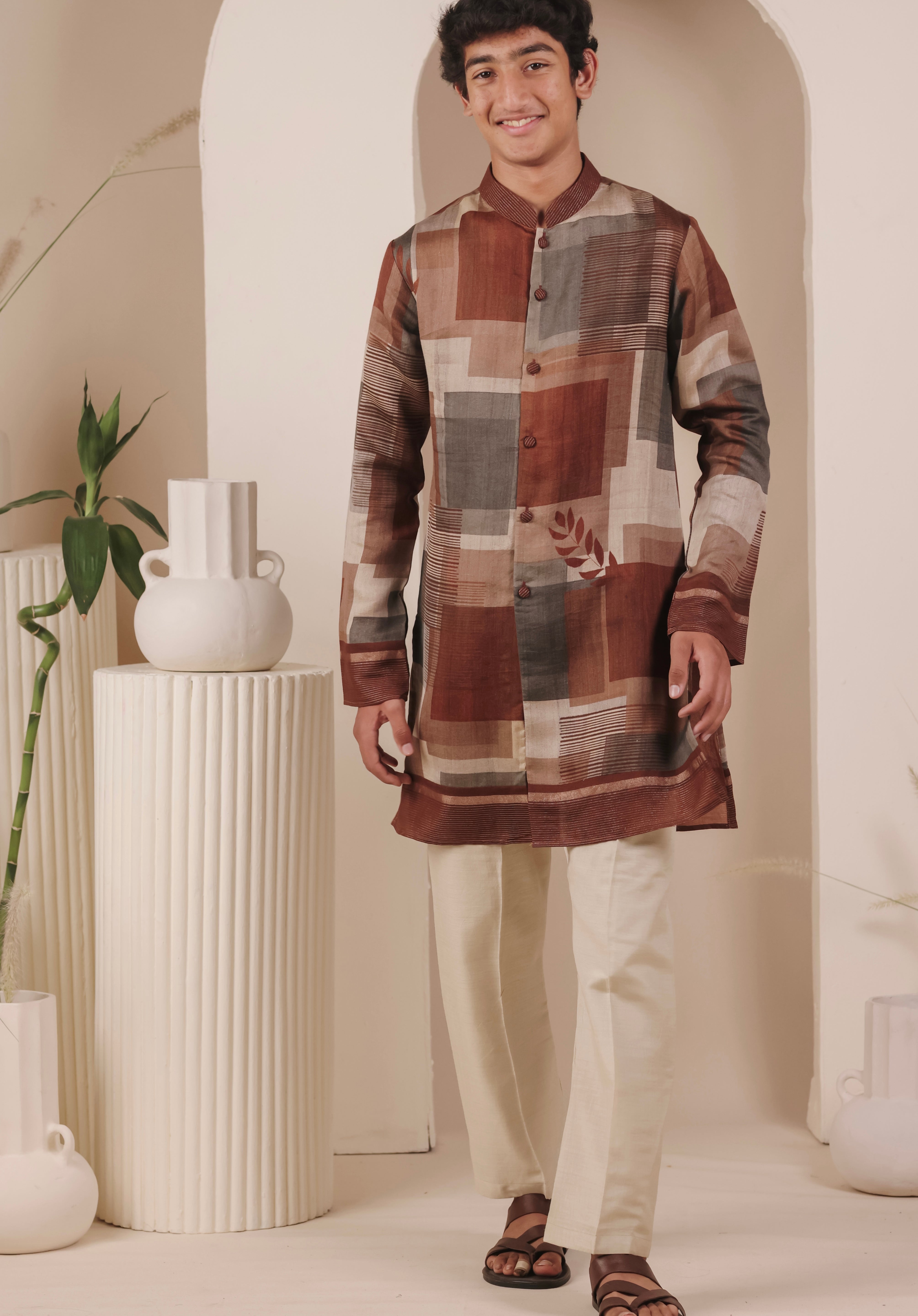 Laal Mulaayam Kurta Set