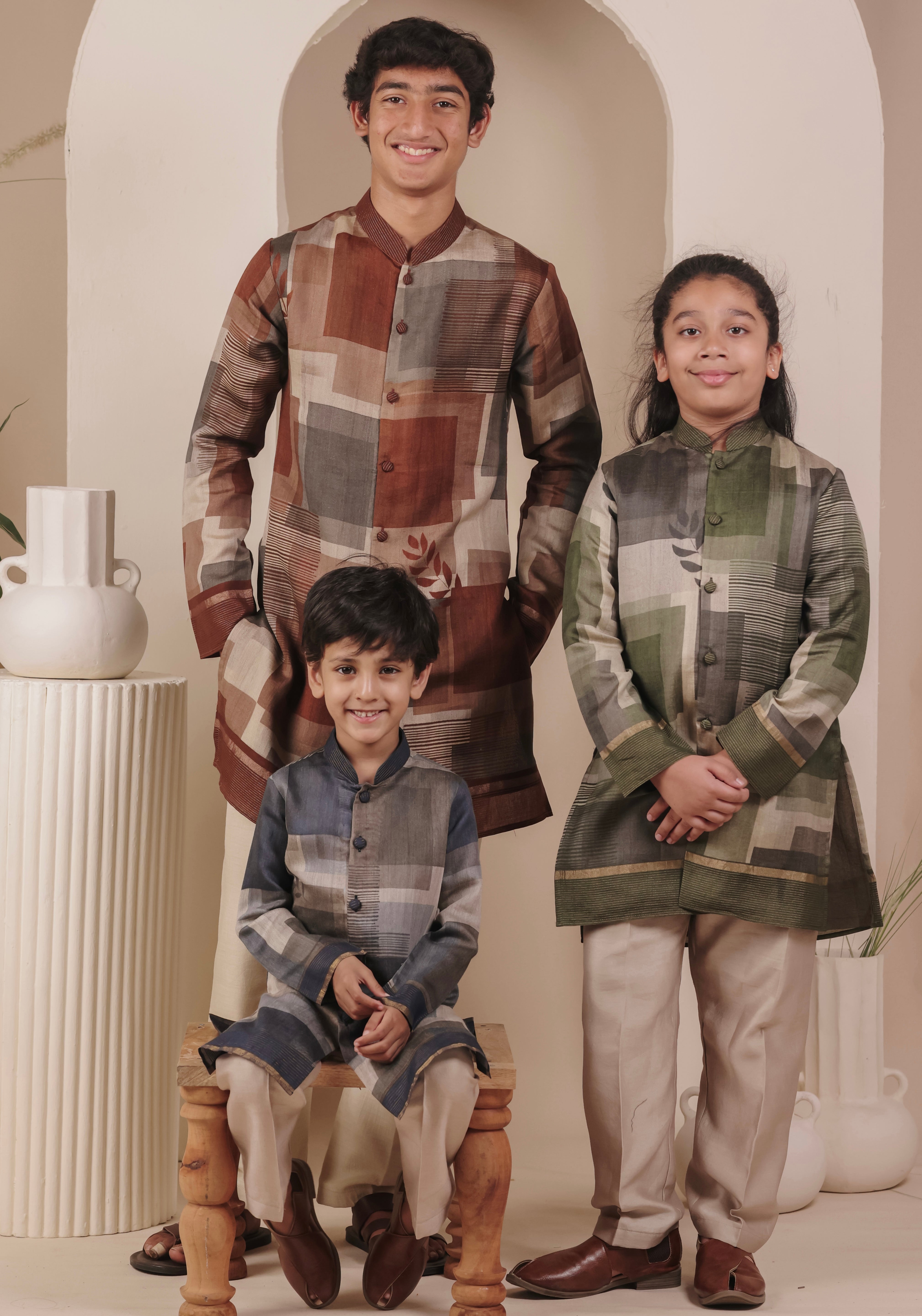 Laal Mulaayam Kurta Set