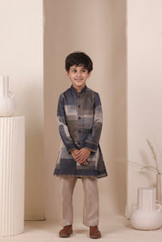 Midnight Tassar Kurta Set