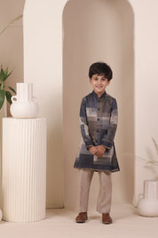 Midnight Tassar Kurta Set