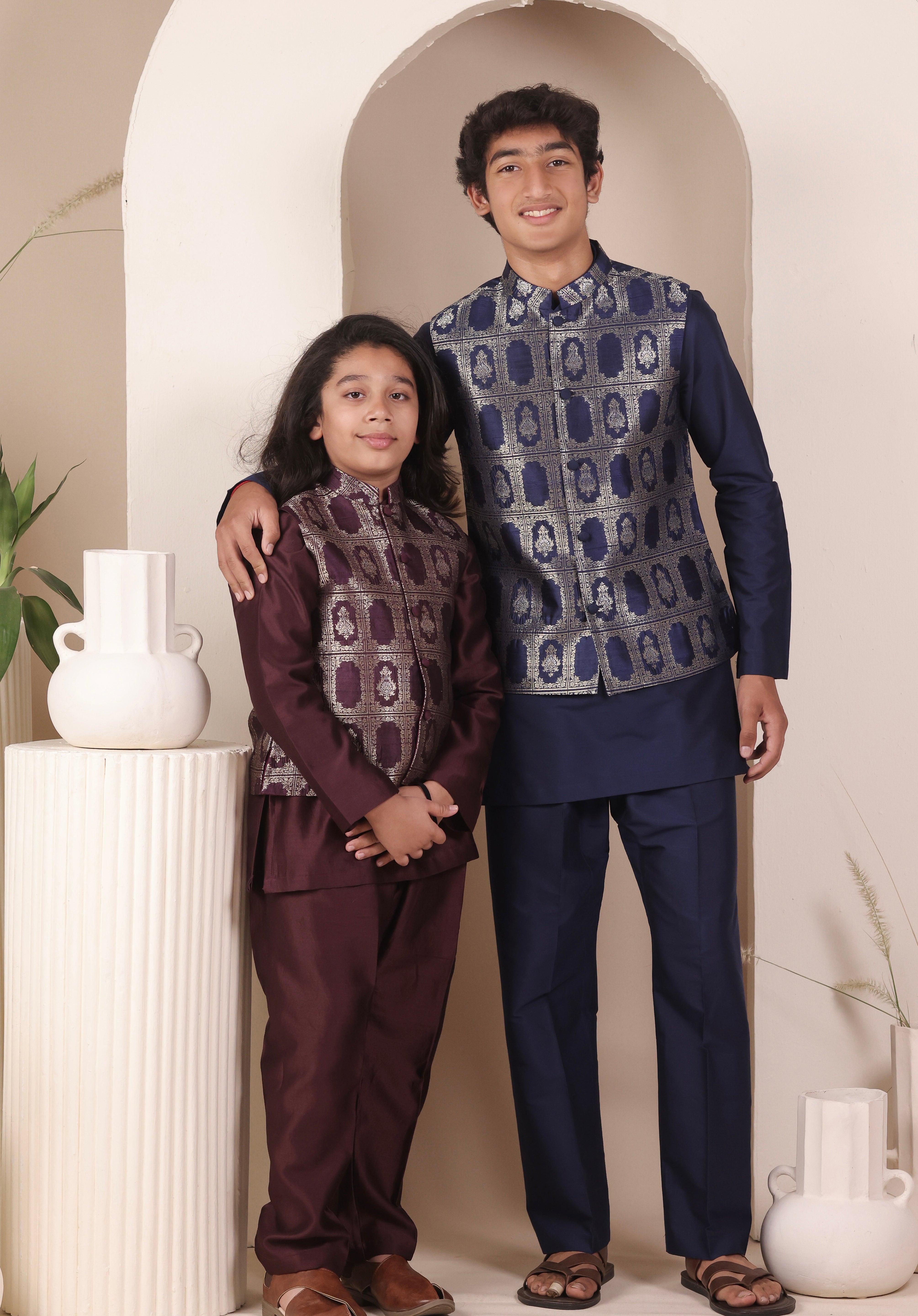 Berry Loom Jacket Set