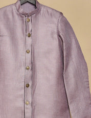 Orchid Lavender Layered Achkan Set