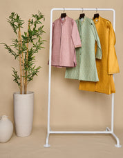 Mauve Tassar Long Jacket Set