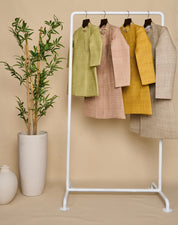 Pistachio Green Double Matka Achkan Set