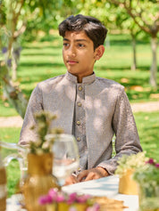 Lavender Haze Layered Achkan Set