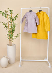 Lilac Angrakha-Achkan Set