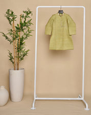 Pistachio Green Double Matka Achkan Set