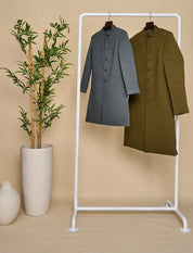 Seaweed Green Quilted Achkan Set